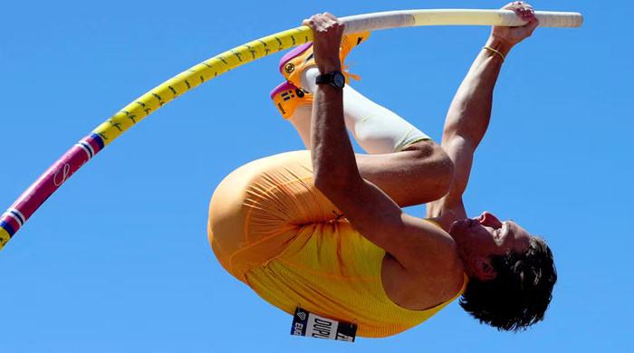 Sweden’s Mondo sets pole vault world record for 13th time