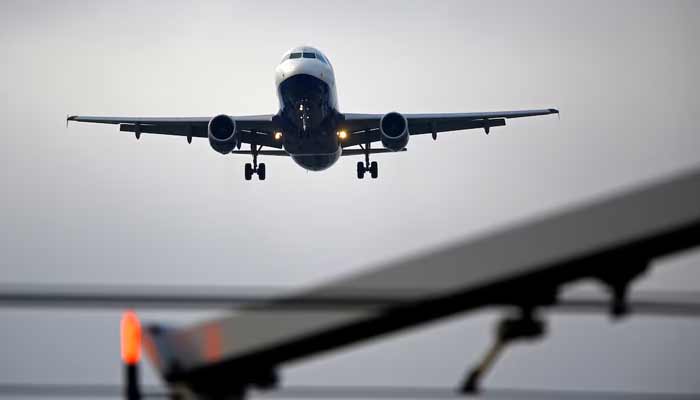Plane hits pedestrian during takeoff at Denver airport
