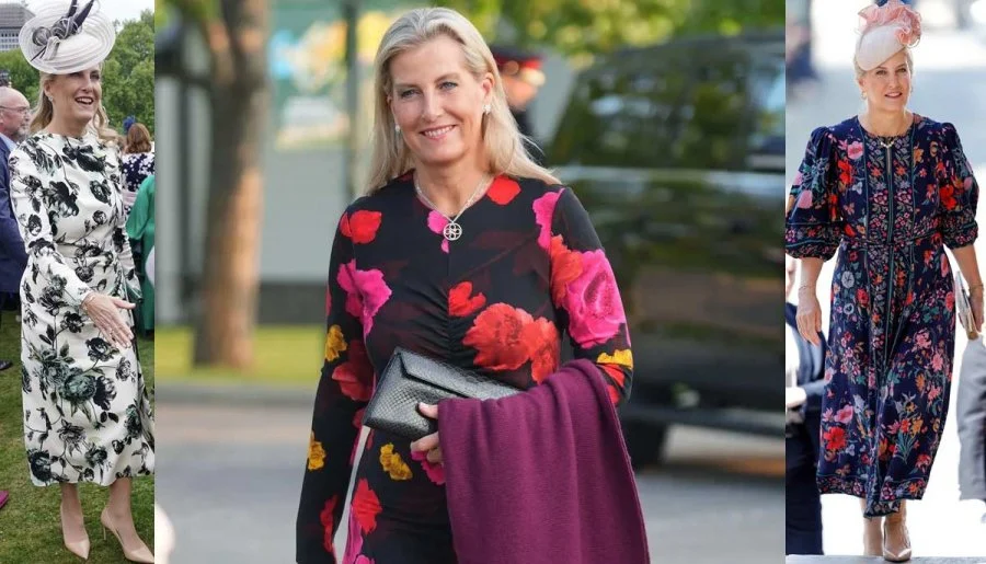 Duchess Sophie looks like royal fairy in ethereal floral outfits